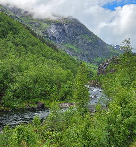 Flesefossen, Brattlandsdalen — fotografia 3