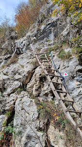Biserica Scărişoara and Ineleţ Trail Head. Between milestone 18/19