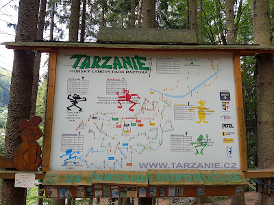 Horský lanový park Tarzanie — fotografia 4
