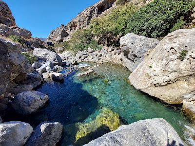 Big Waterfall in Kourtaliotiko Gorge — fotografia 5