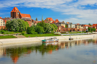 The observation platform - panorama of Torun