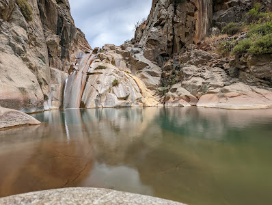 Vathilimno Waterfall Pterounta