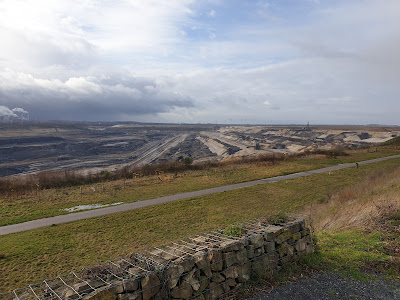 Aussichtspunkt Schophoven am Tagebau Inden