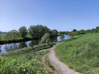 Panorama-Rastplatz für Radler am Ruhrtalradweg