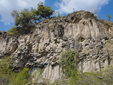 Coloanele de bazalt de la Racoș — fotografia 3