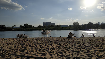 Plaża na Saskiej Kępie