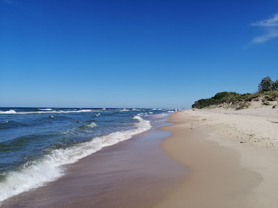 Plaża przy Czerwonej Rzeczce