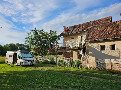 rest area for campers in the village (farm)