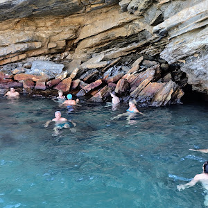 Natural thermal hot spring