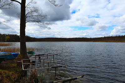 Beach and a place for a campfire at the Stolsko Lake — fotografia 4