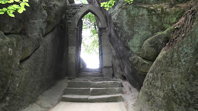 The ruin of the rock castle Vranov — fotografia 2