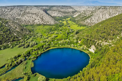 Tributary Cikola into Krka