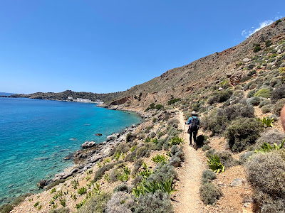 Hiking Trail Chora Sfakion Sweet Water Beach Lοutro Aradena Gorge — fotografia 5