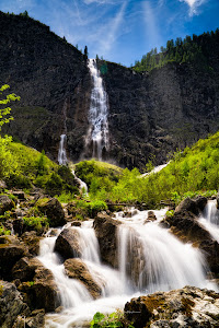 Bergaicht-Wasserfall