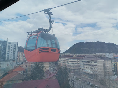 Telegondolă - stație plecare - Piatra-Neamț