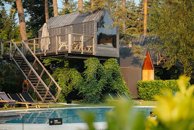 Luxury glamping Chocolate village