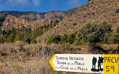 Comienzo Subida a la Cruz de la Muela