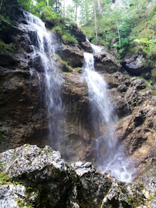 Kleiner Wasserfall Wallgau