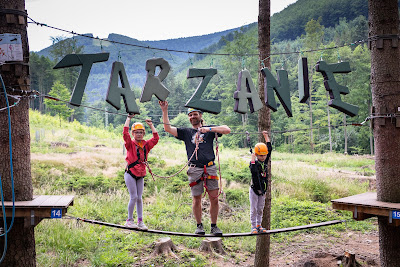 Horský lanový park Tarzanie
