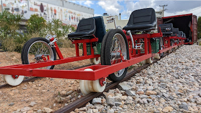Railbiking in Greece