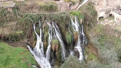 Aniene Falls in Villa Gregoriana