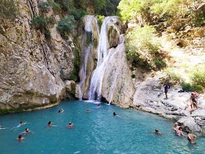 Polylimnio Waterfalls